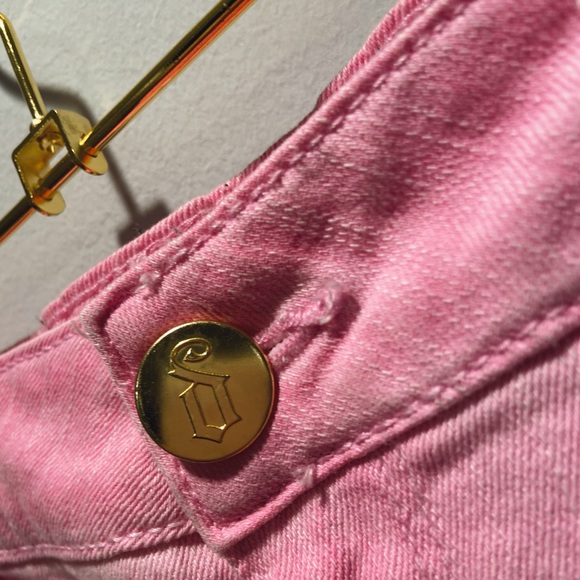 Decree light pink denim shorts - Picture 3 of 5